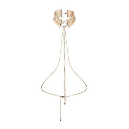 BIJOUX INDISCRETS - DÃSIR MÃTALLIQUE GOLDEN METALLIC NECKLACE - sexbliss - Foto 1